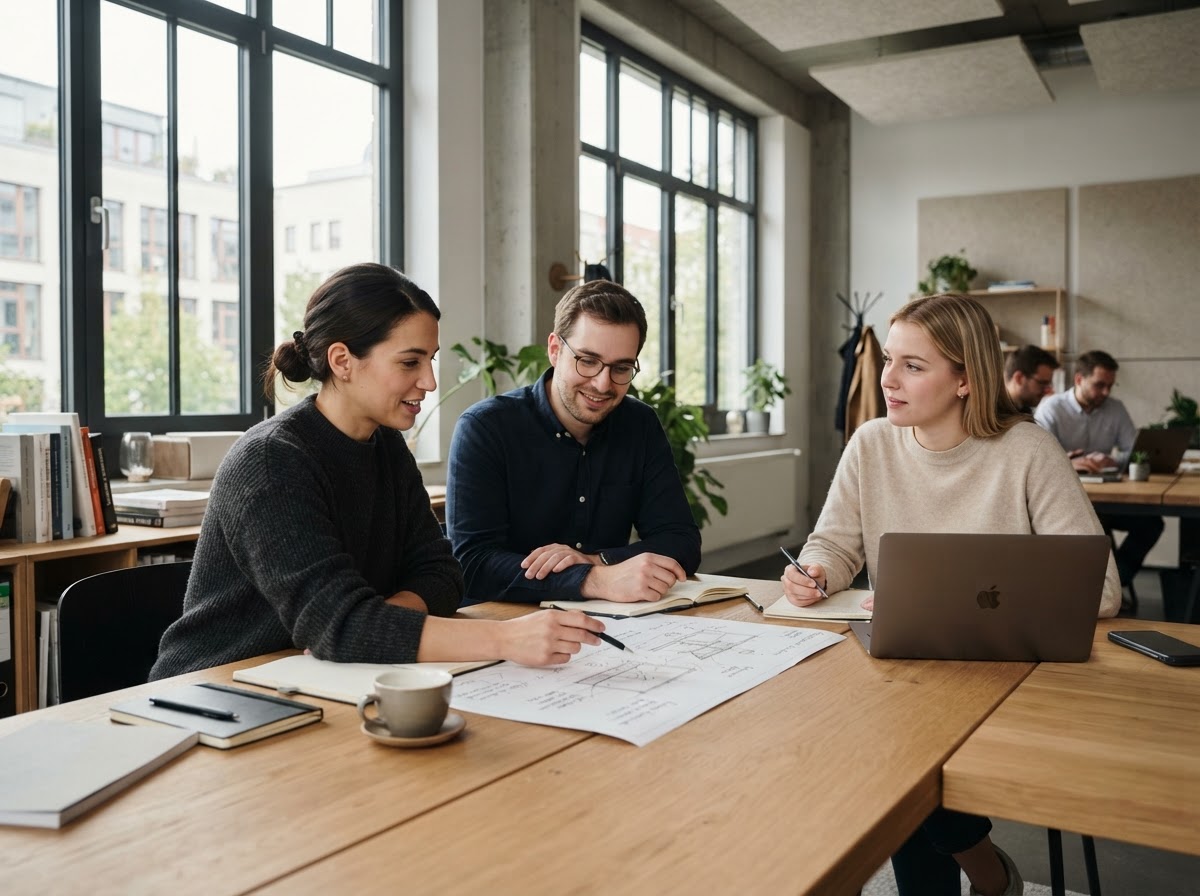 Liryszen Team bei der Analyse von Investitionsdaten